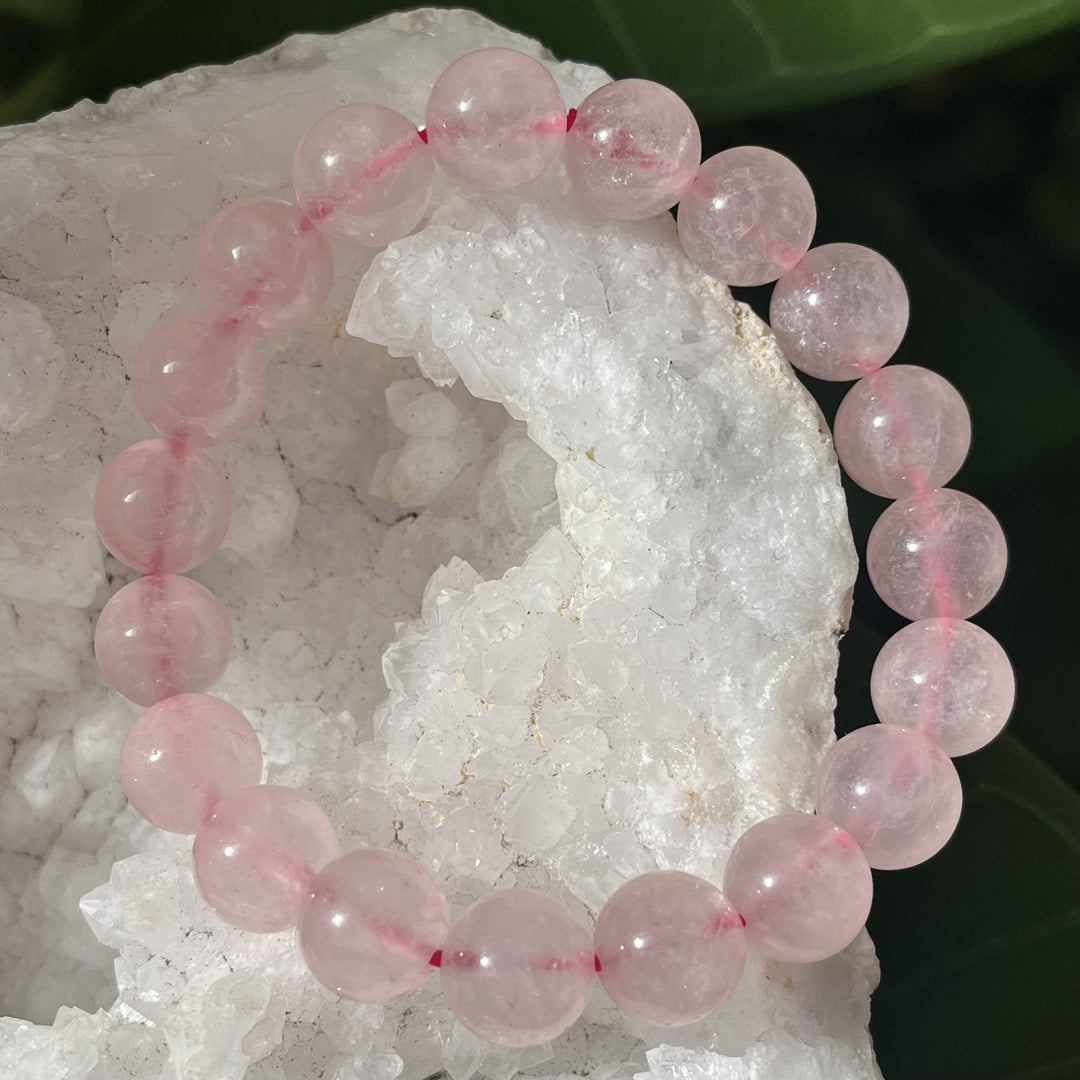 Bracelet Rose Quartz 10 mm Bead