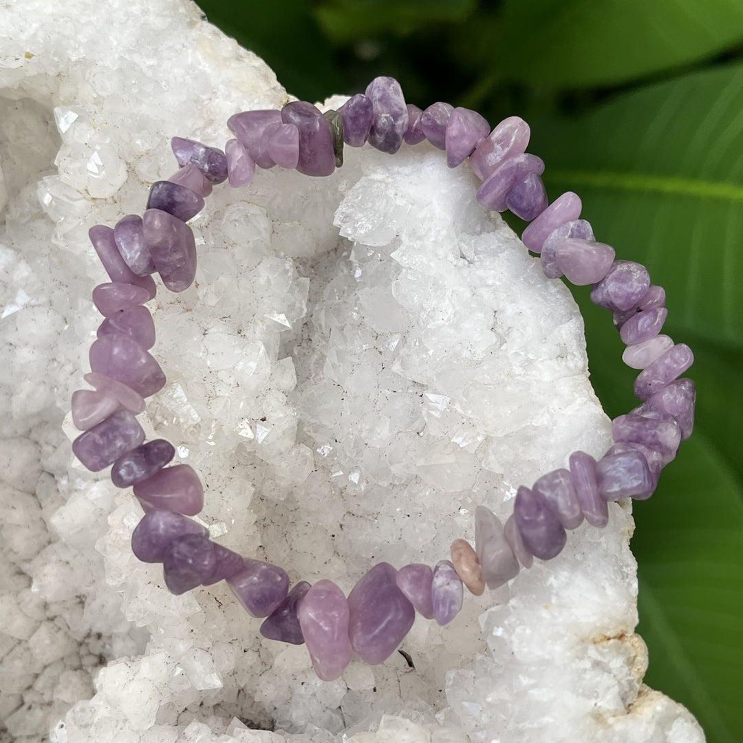 Bracelet Purple Mica Chip