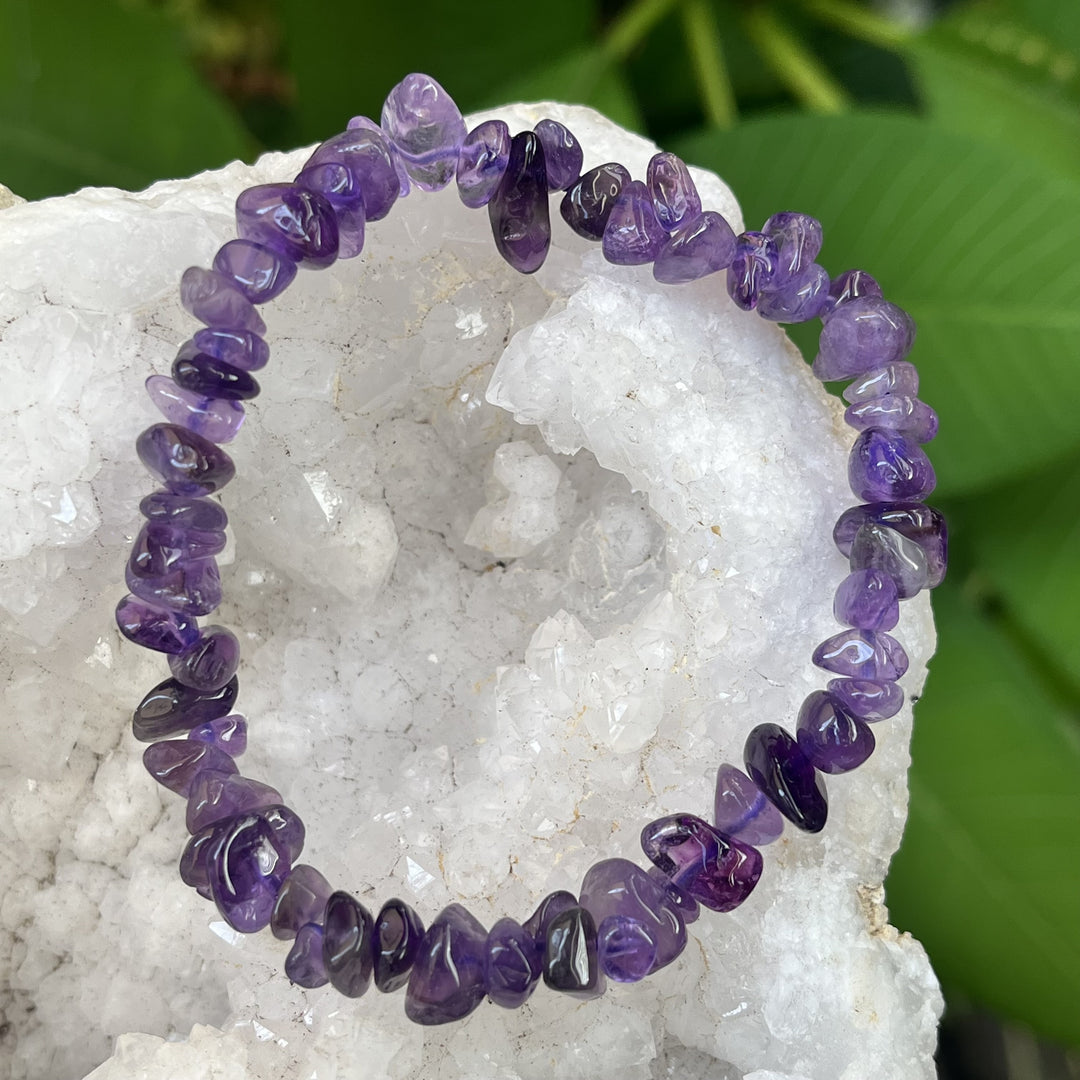Bracelet Dark Amethyst Chip