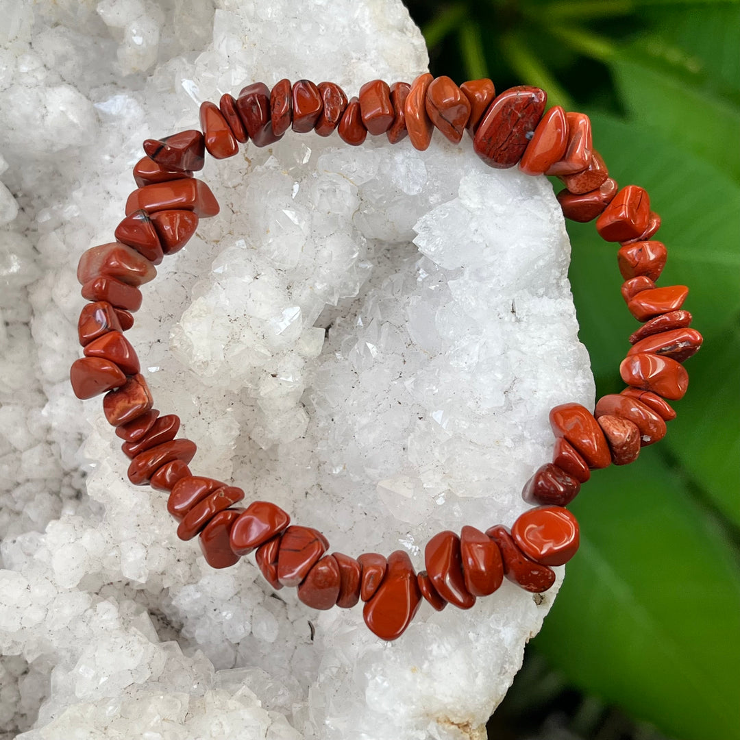 Bracelet Red Jasper Chip
