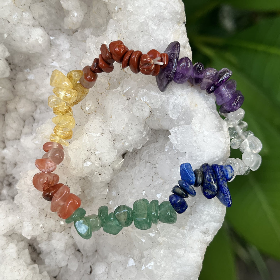 Bracelet Chakra Mixed Dark Chip