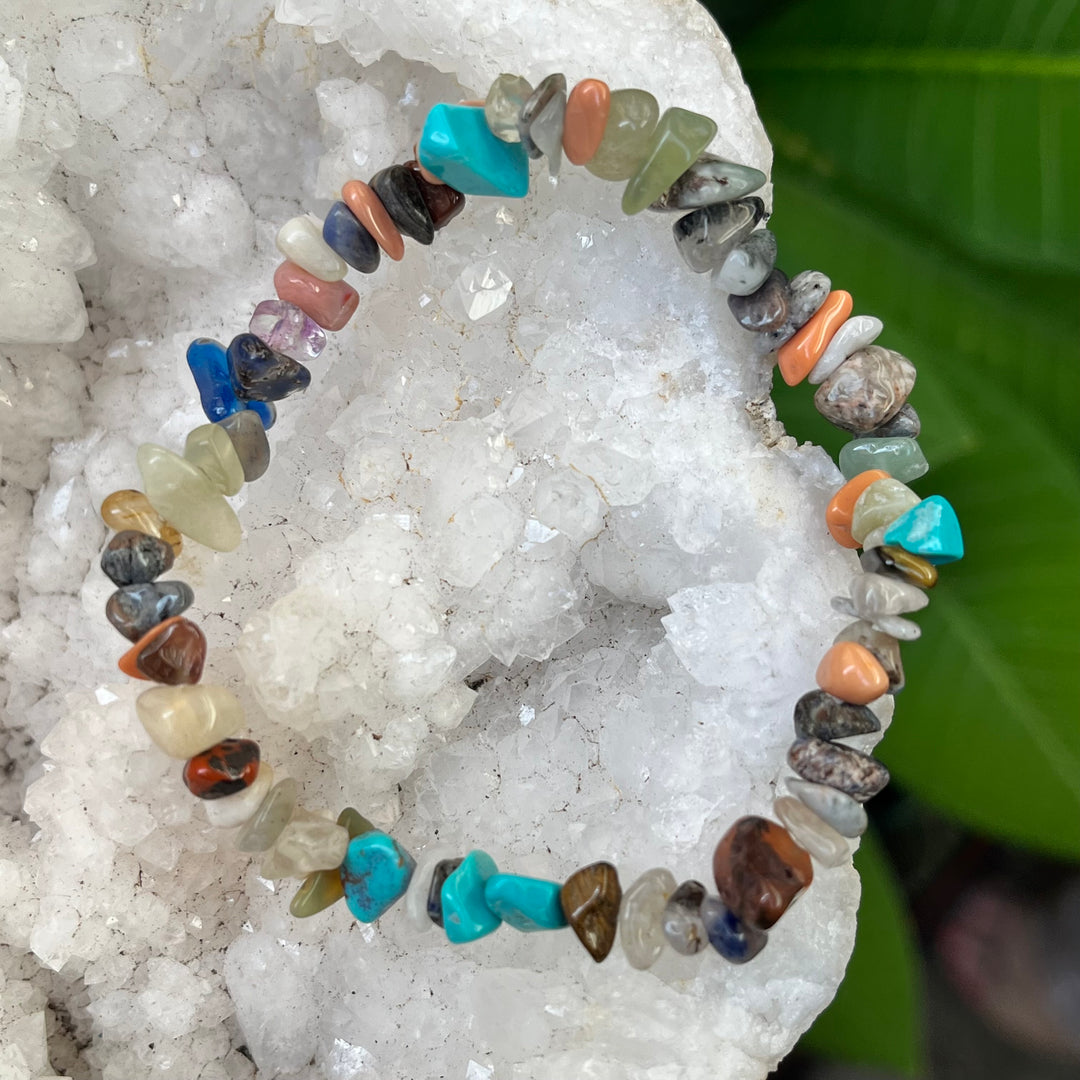 Bracelet Mixed Agate Chip