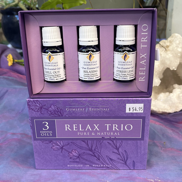 Relax Trio Essential Oil Box Set