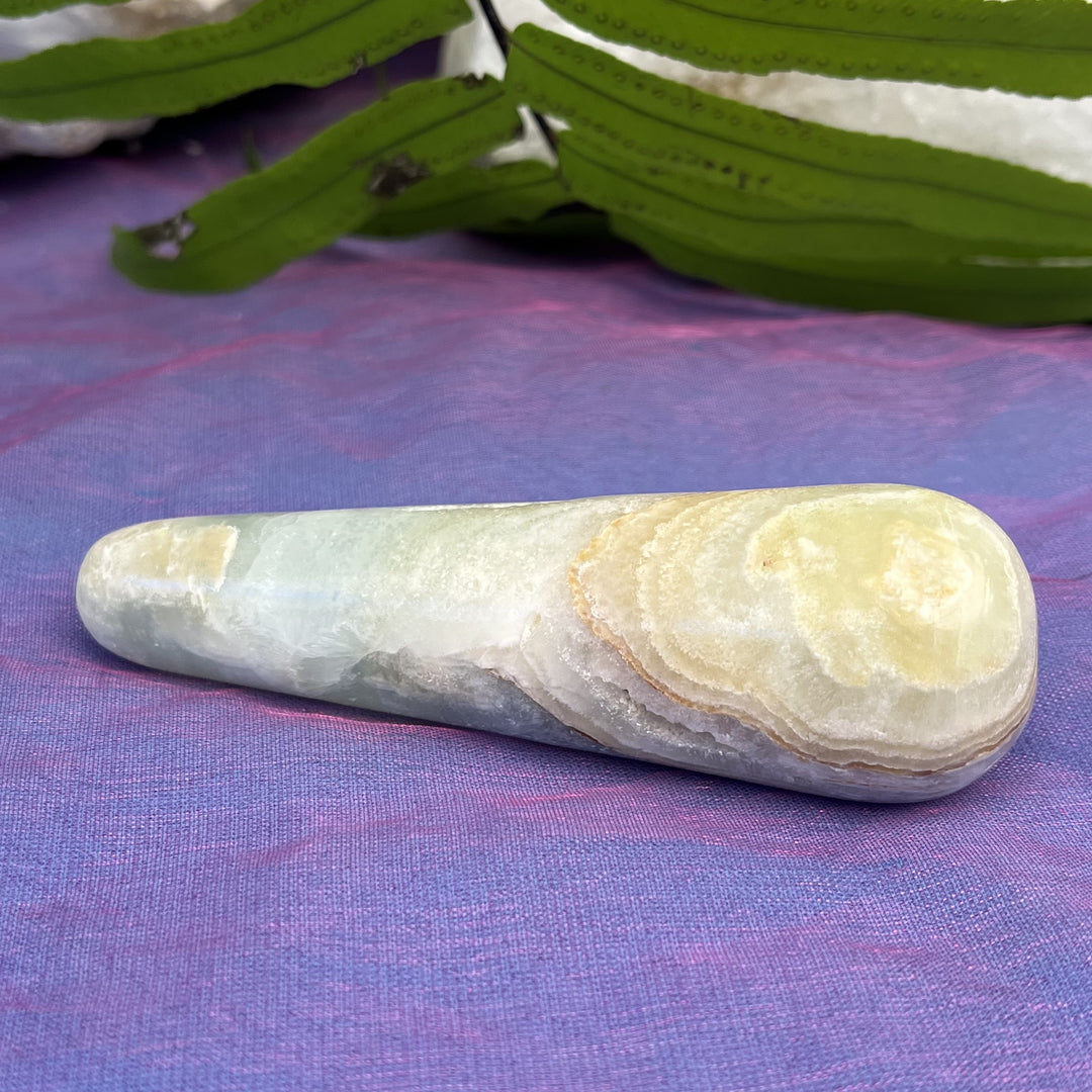 Wand Caribbean Calcite Green 9.0 cm