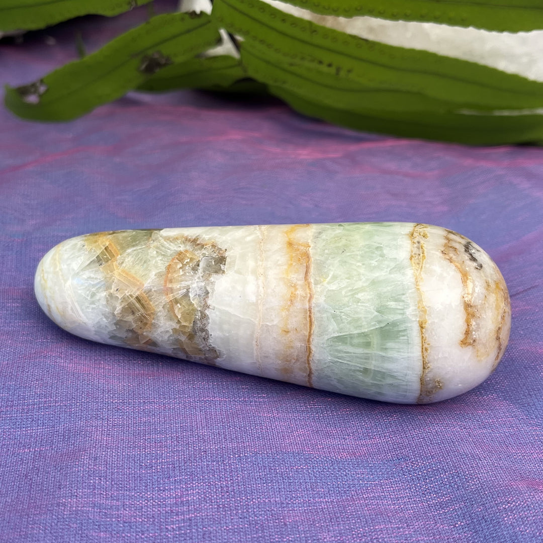 Wand Caribbean Calcite Green 8.3 cm