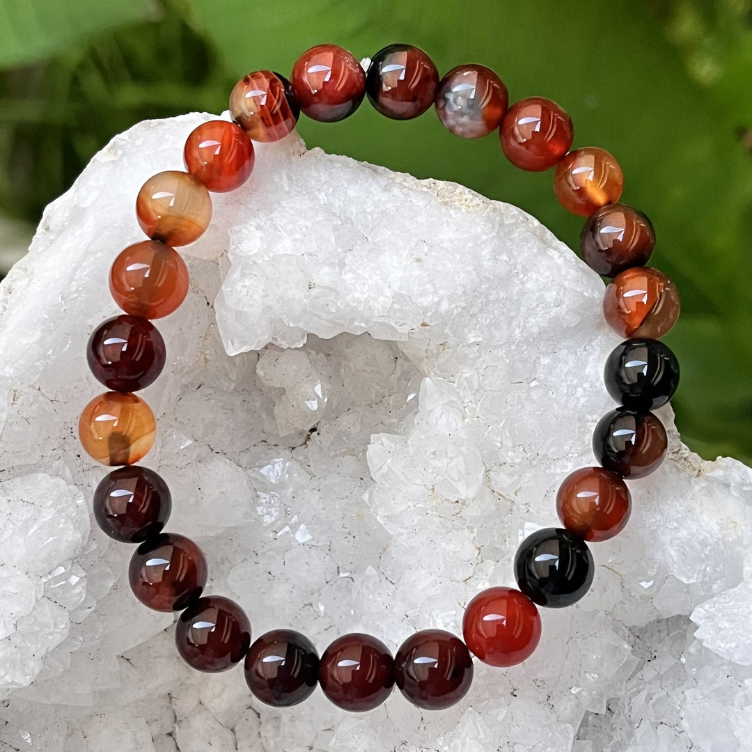 Bracelet Sardonyx 8mm Beads