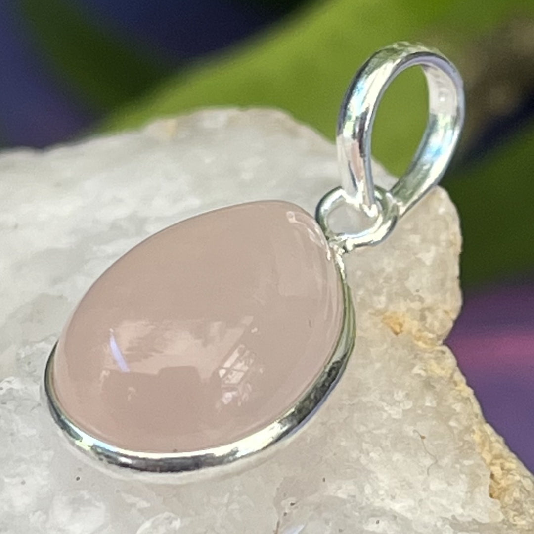 Pendant Rose Quartz Teardrop 2.5 cm
