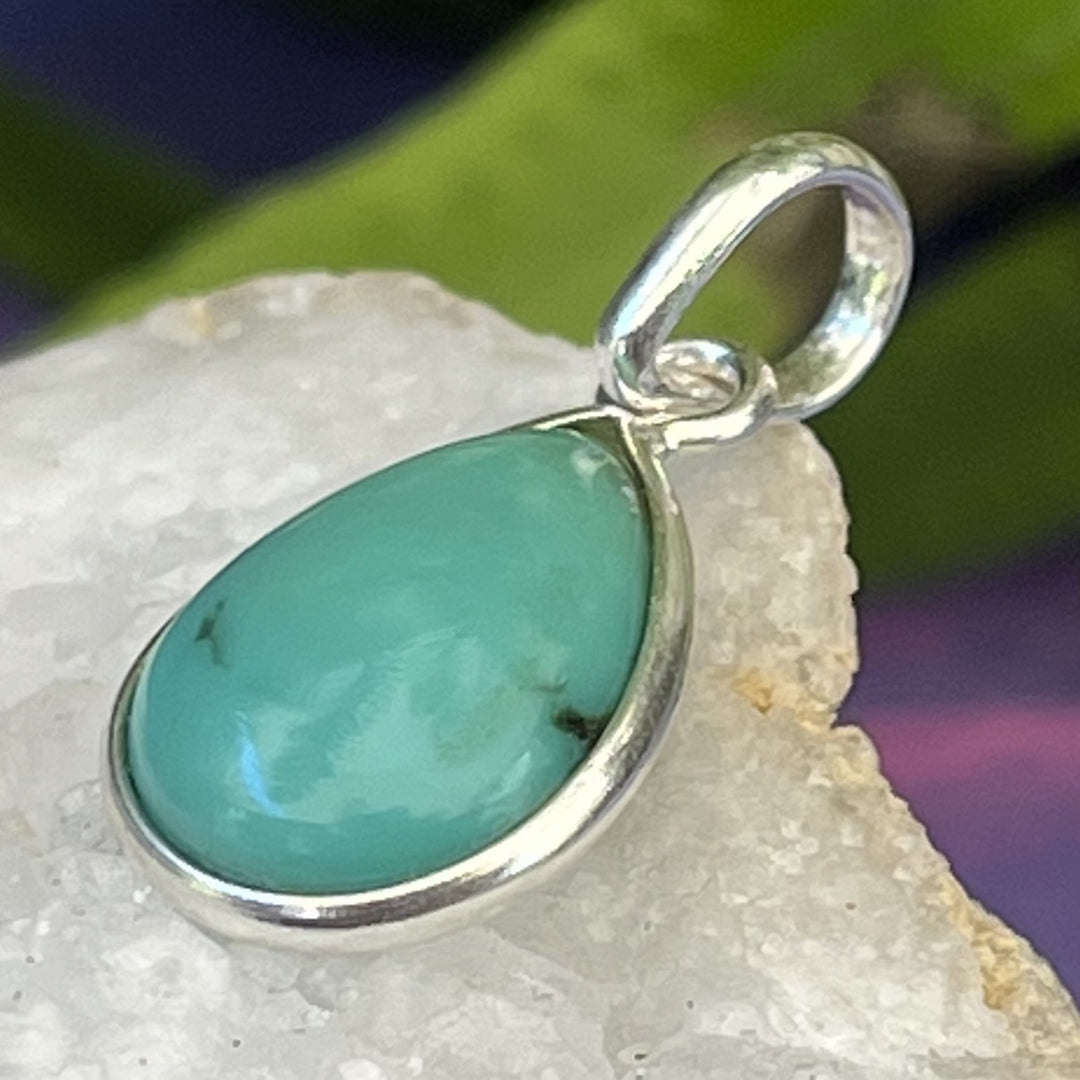 Pendant Turquoise Teardrop 2.5 cm