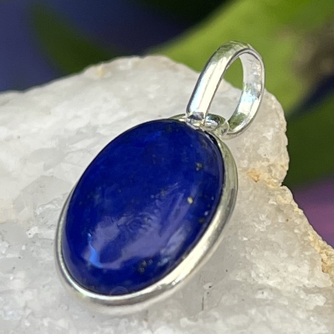 Pendant Lapis Oval 2.5 cm