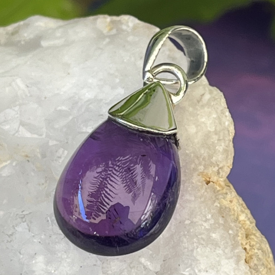 Pendant Amethyst Teardrop 2.50 cm