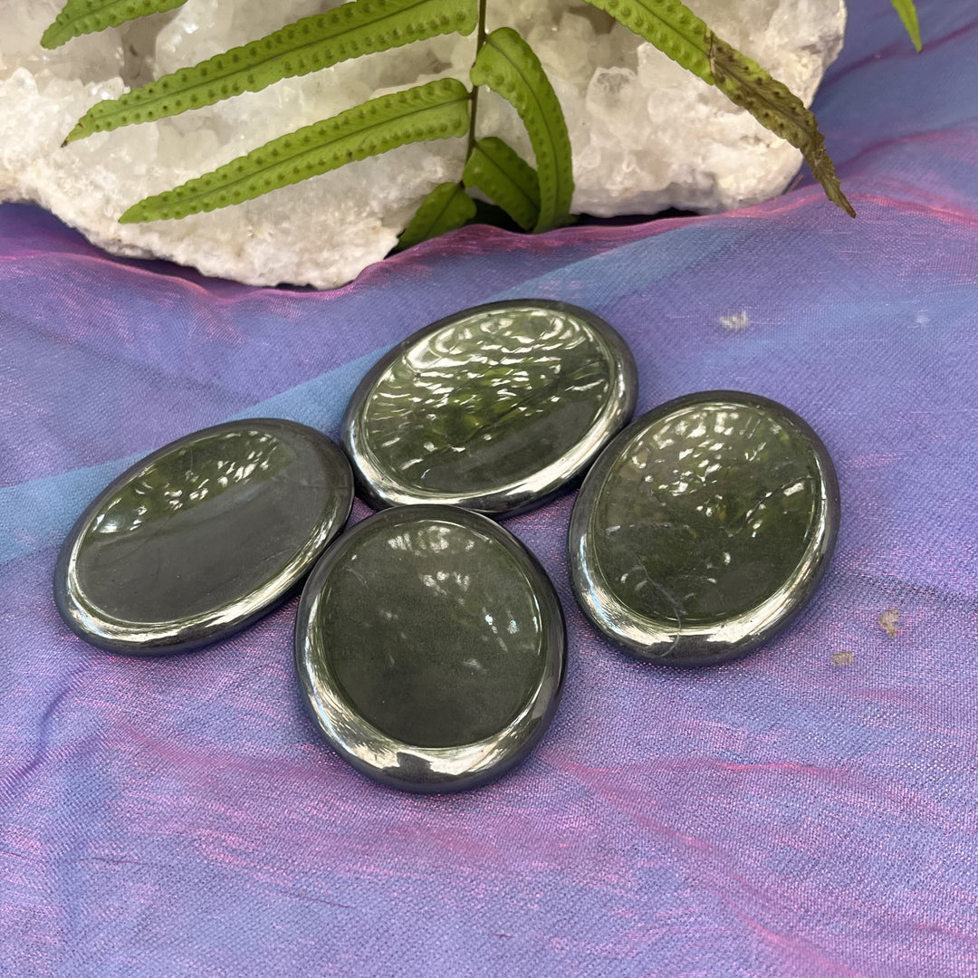 Worry Stone Hematite Polished