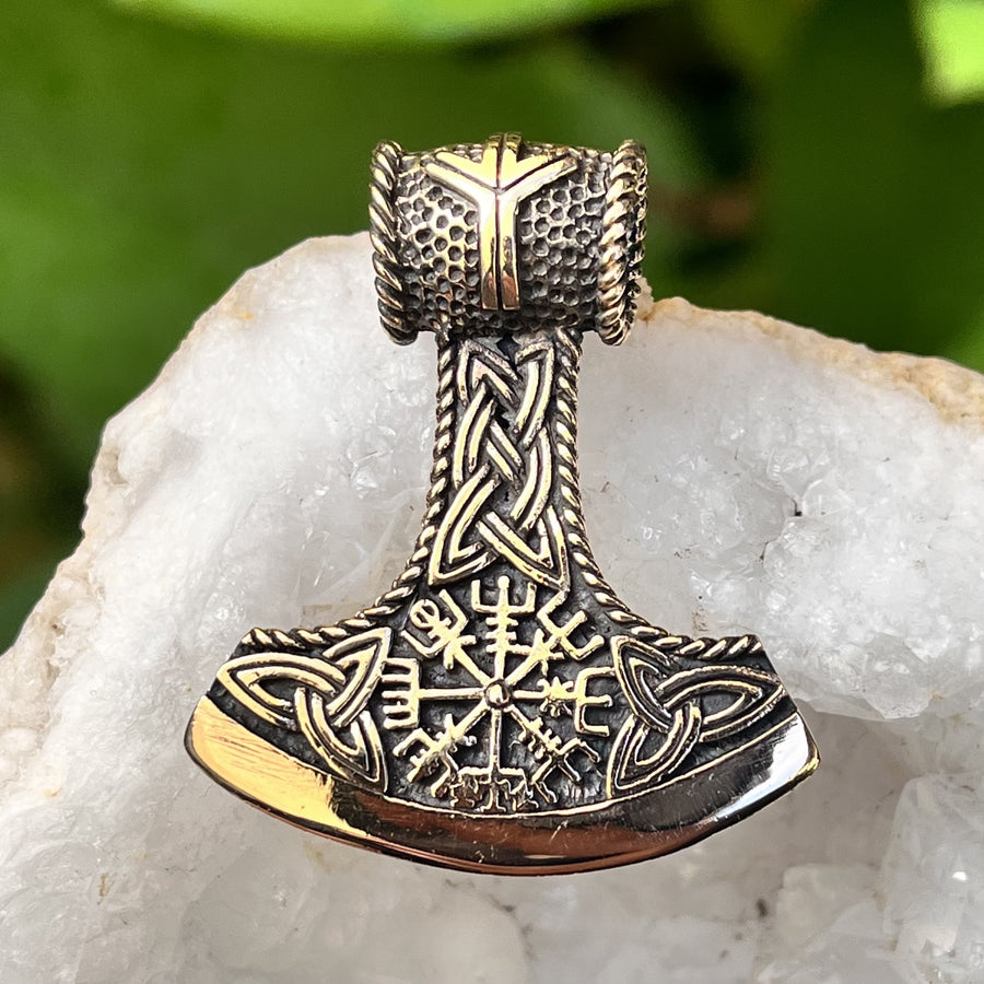 Pendant Viking Axe Bronze 3.7 cm | Carpe Diem With Remi