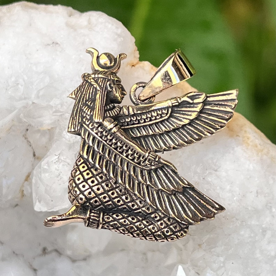 Pendant Bronze ISIS Goddess 2.9 cm | Carpe Diem With Remi