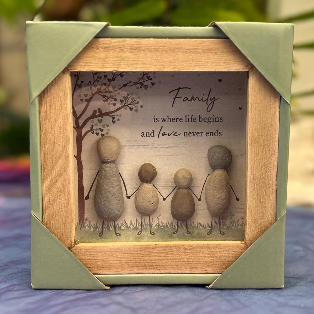 Plaque Stone People 12 cm | Carpe Diem With Remi