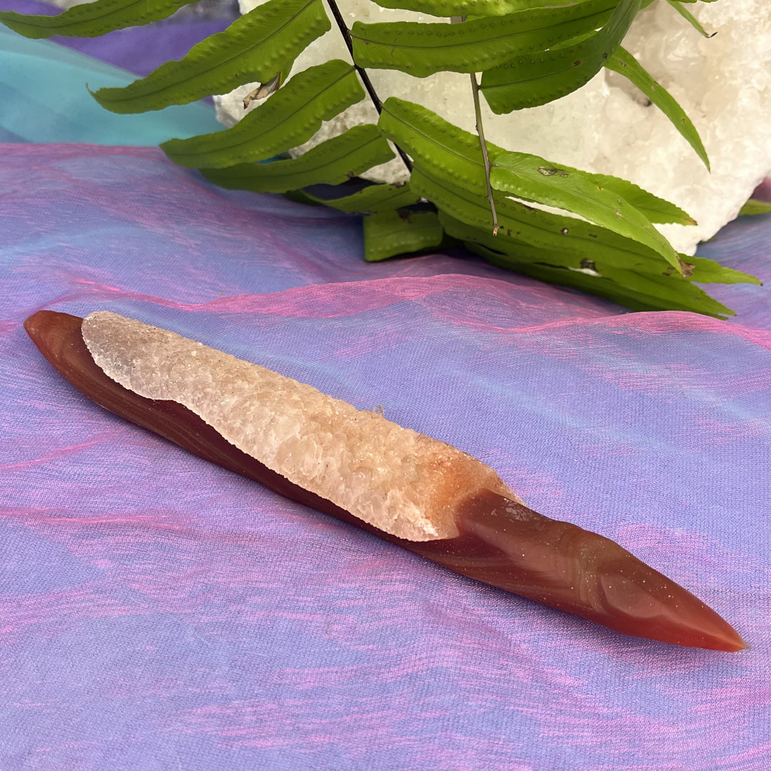 Wand from the Gobi Desert Natural Raw 17.5 cm