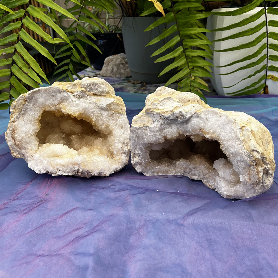Geode Moroccan Quartz Pair XL | Carpe Diem With Remi