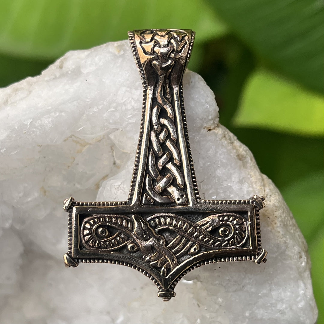 Pendant Bronze Thor's Hammer 4.4 cm