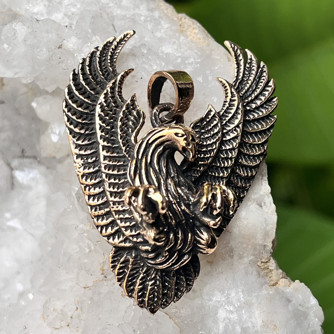 Pendant Bronze Winged Eagle 3.6 cm
