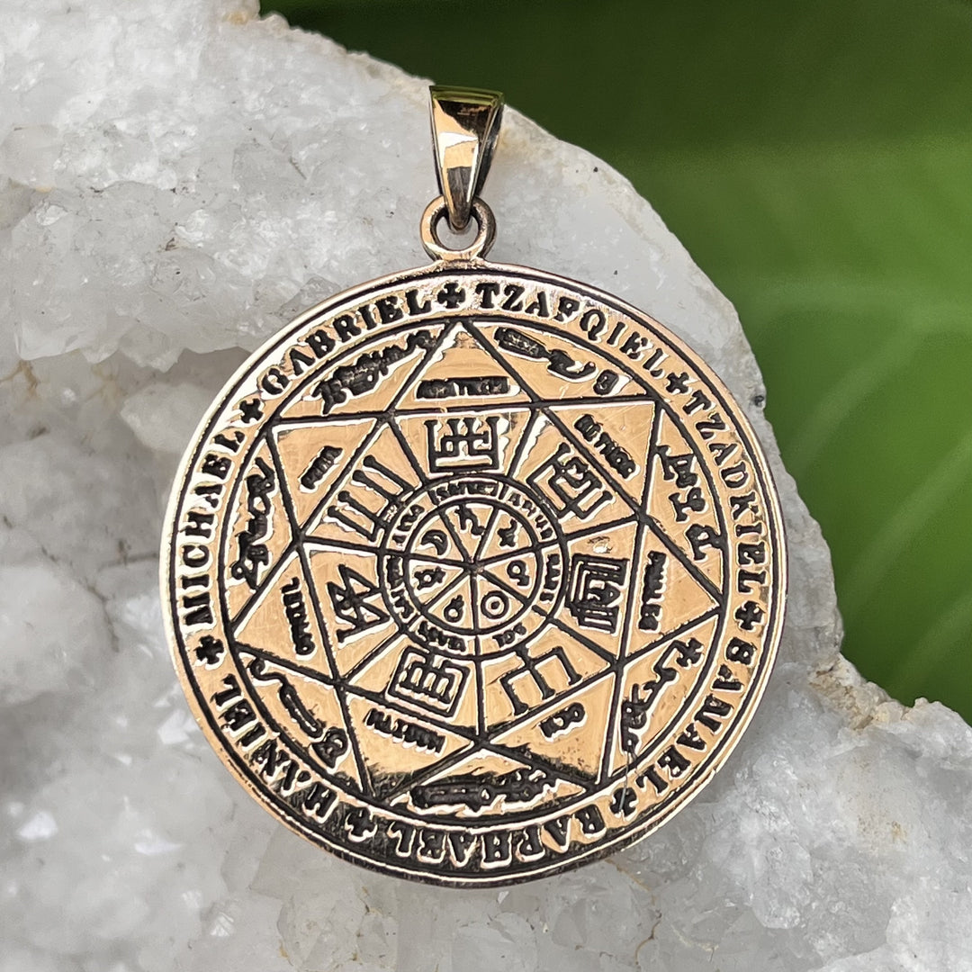 Pendant Bronze Seal of Solomon 4.4 cm