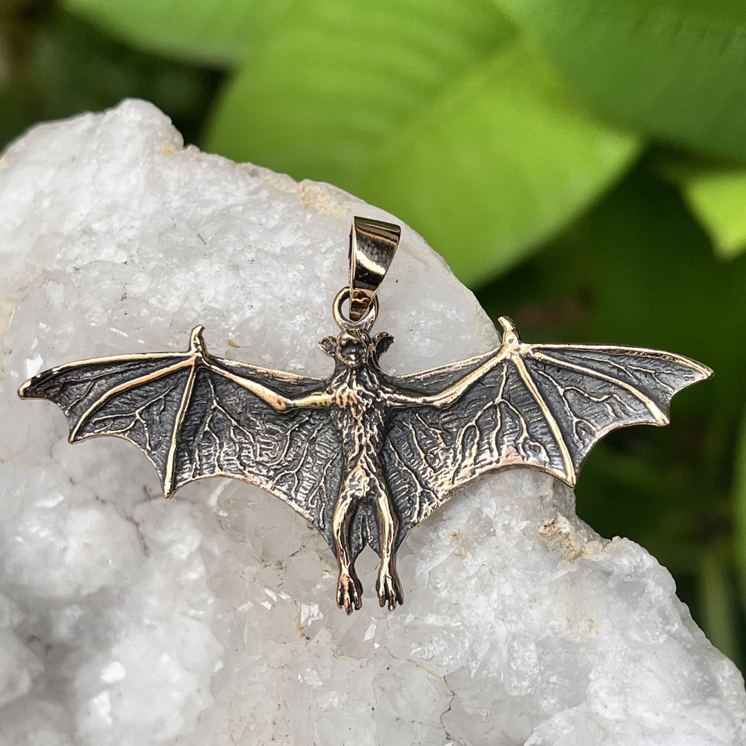 Pendant Bronze Bat 3.4 cm