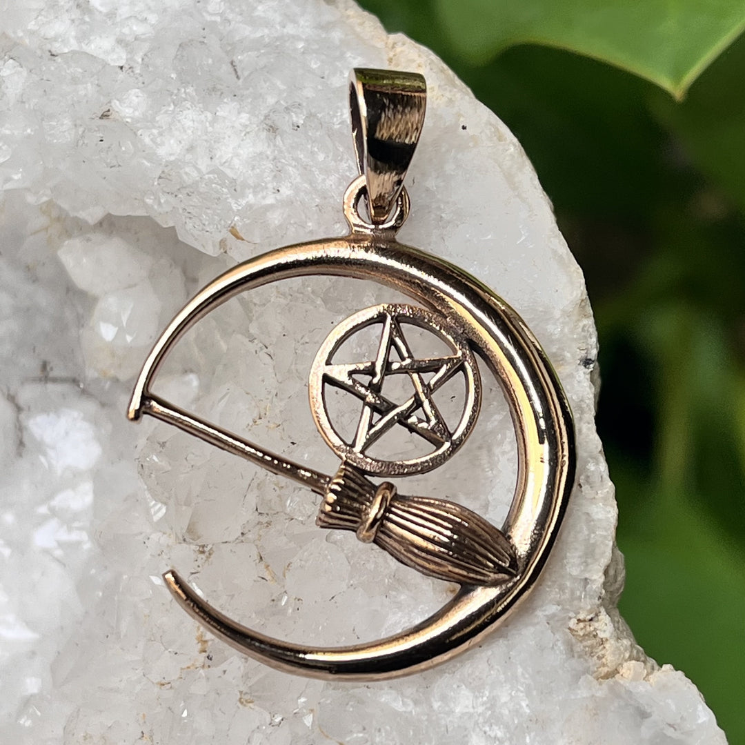 Pendant Bronze Witch's Moon 3.6 cm