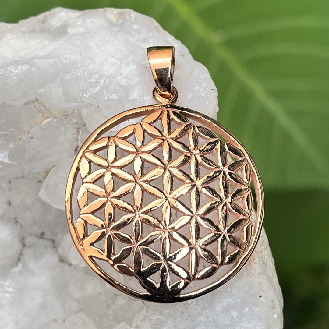 Pendant Bronze Flower of Life 3.50 cm