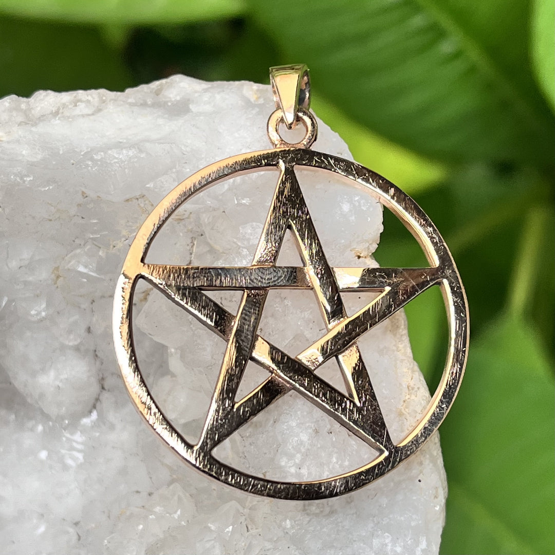 Pendant Bronze Pentacle 4.6 cm
