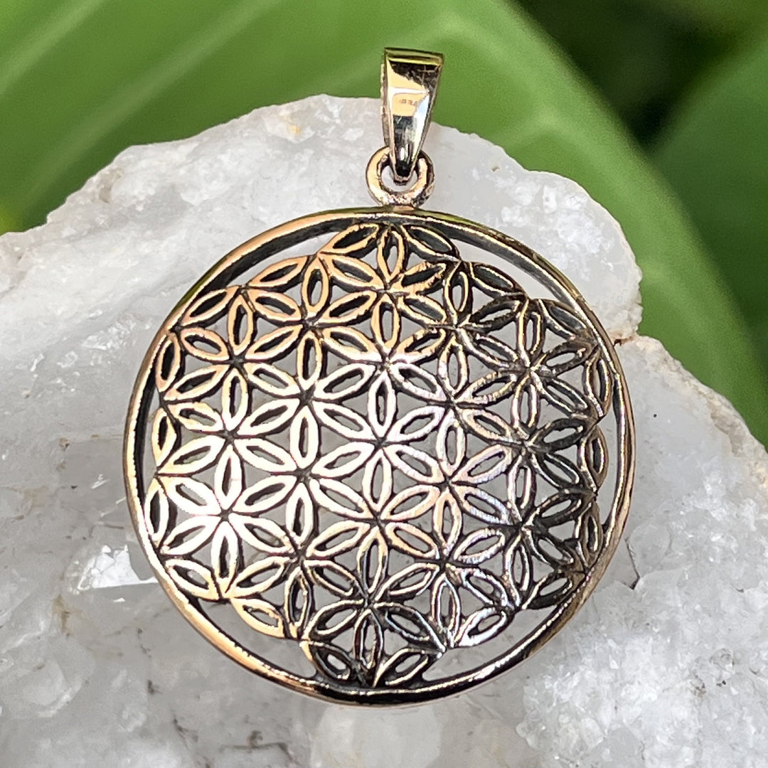 Pendant Bronze Flower of Life 3.5 cm