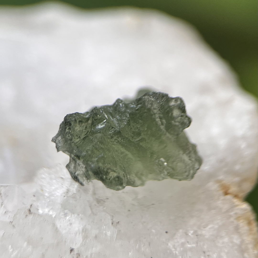 Moldavite Besednice Raw Specimen 0.6g| Carpe Diem With Remi