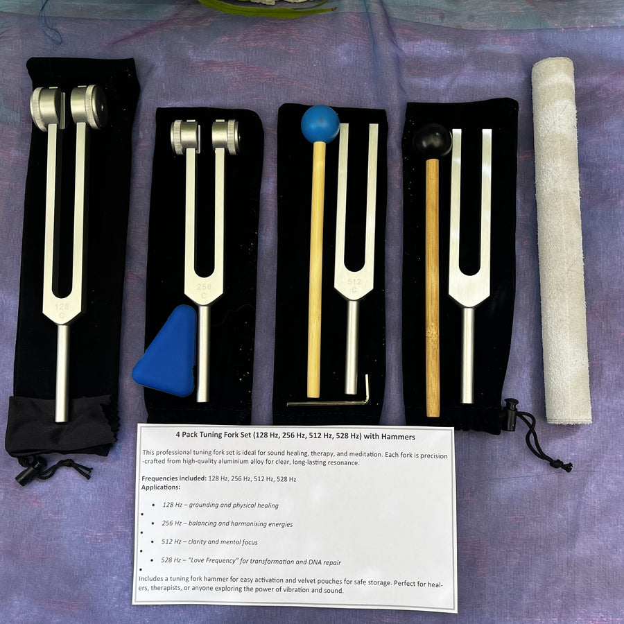 Tuning Fork Set 128, 256, 512, 528 Hz | Carpe Diem with Remi