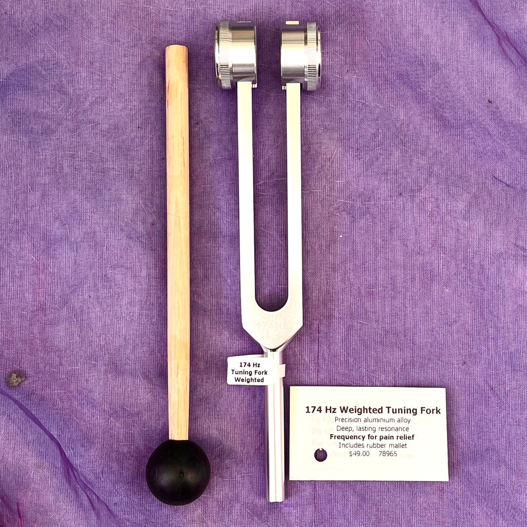 Tuning Fork 174 Hz Weighted Silver | Carpe Diem With Remi