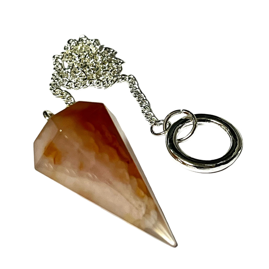 Pendulum Carnelian Light Six Sided | Carpe Diem With Remi