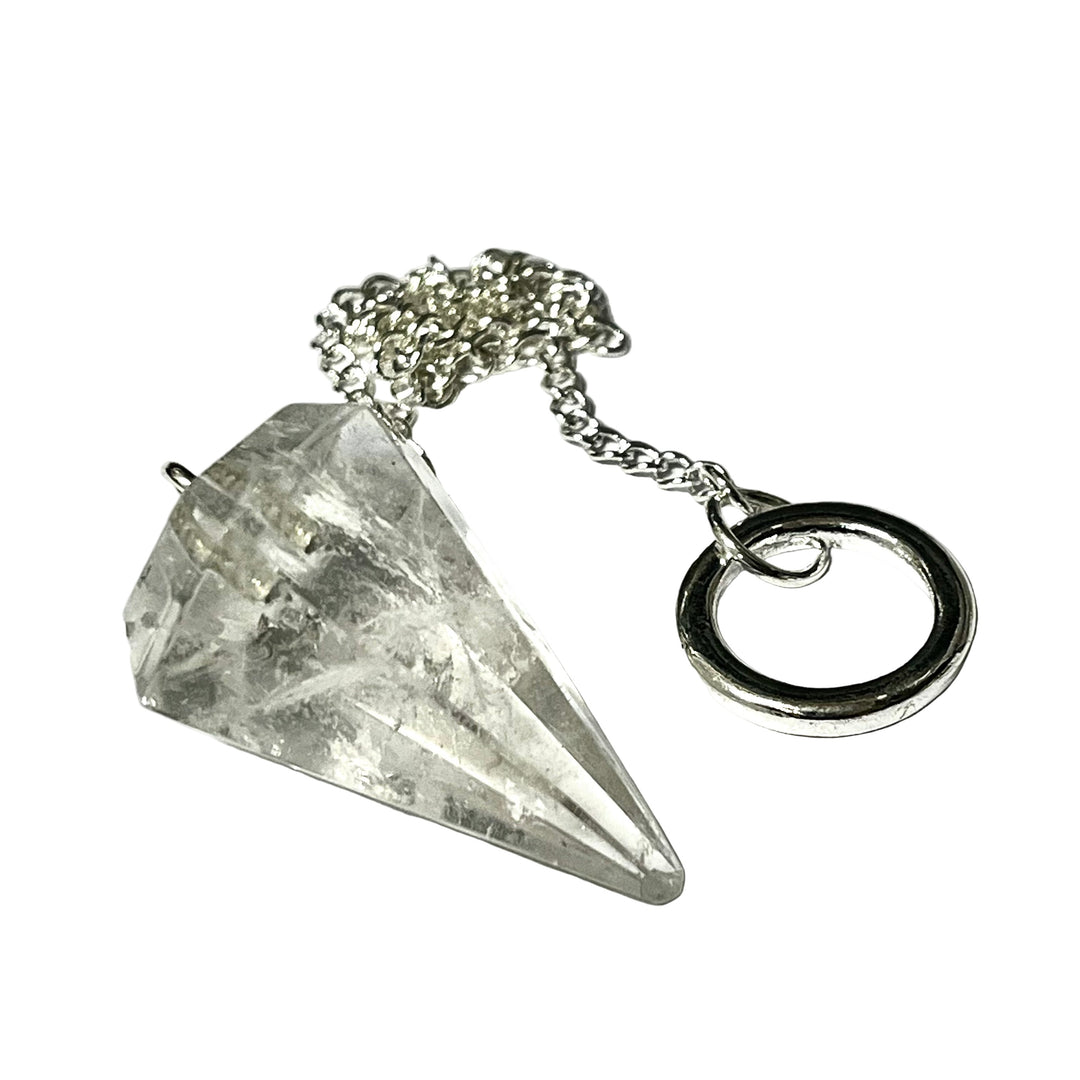 Pendulum Clear Quartz Six Sided | Carpe Diem With Remi