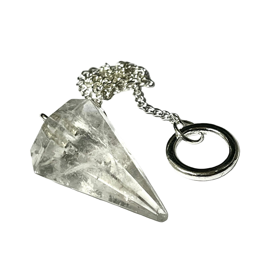 Pendulum Clear Quartz Six Sided | Carpe Diem With Remi