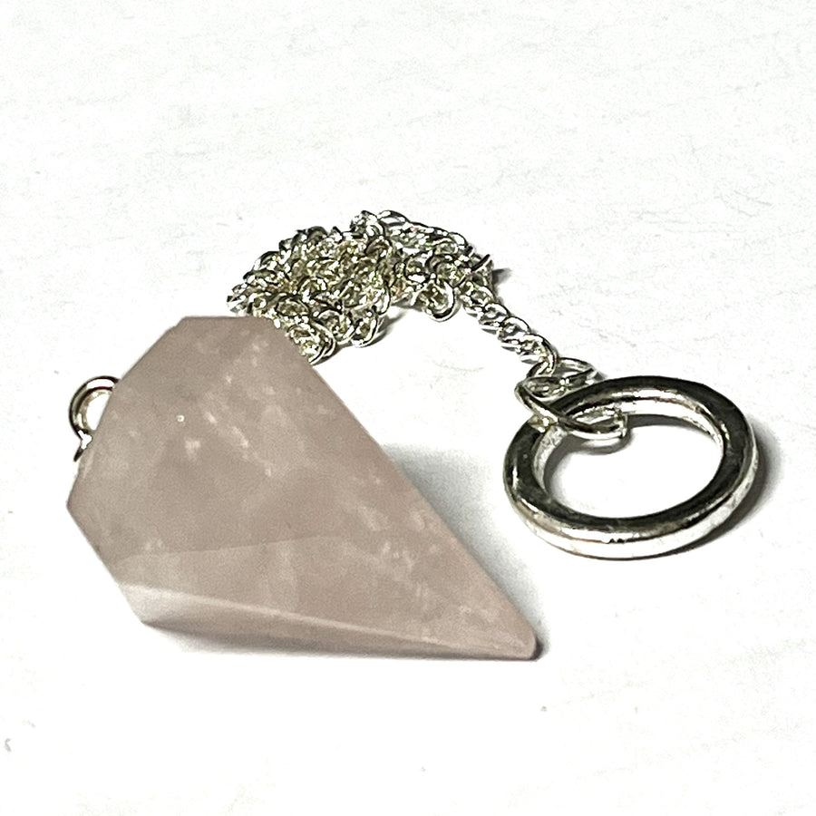 Pendulum Rose Quartz Six Sided | Carpe Diem With Remi