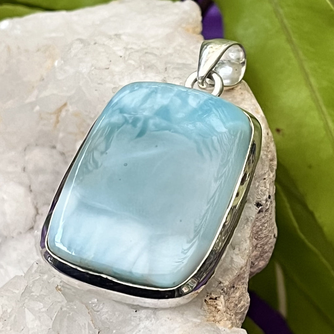 Pendant Larimar Rectangle 4.5 cm