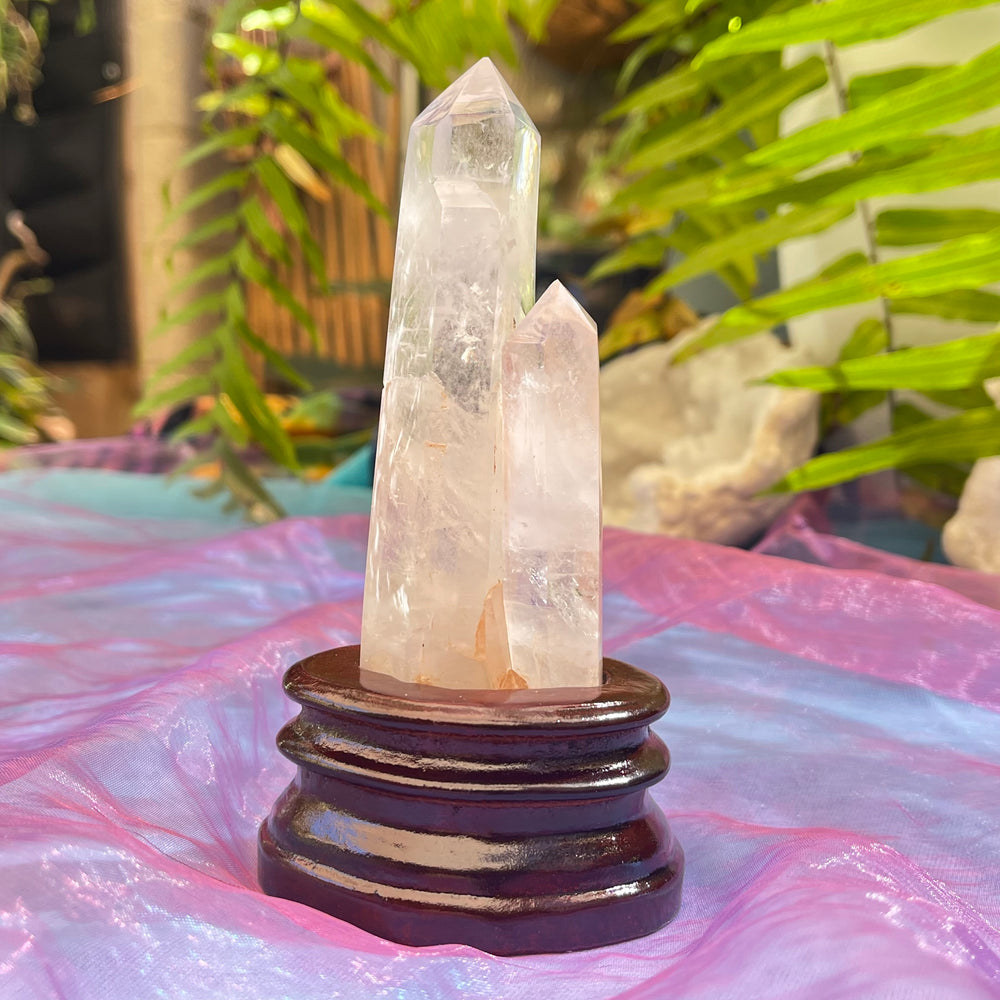Clear Quartz Himalayan Twin Point with Rainbow | Carpe Diem With Remi