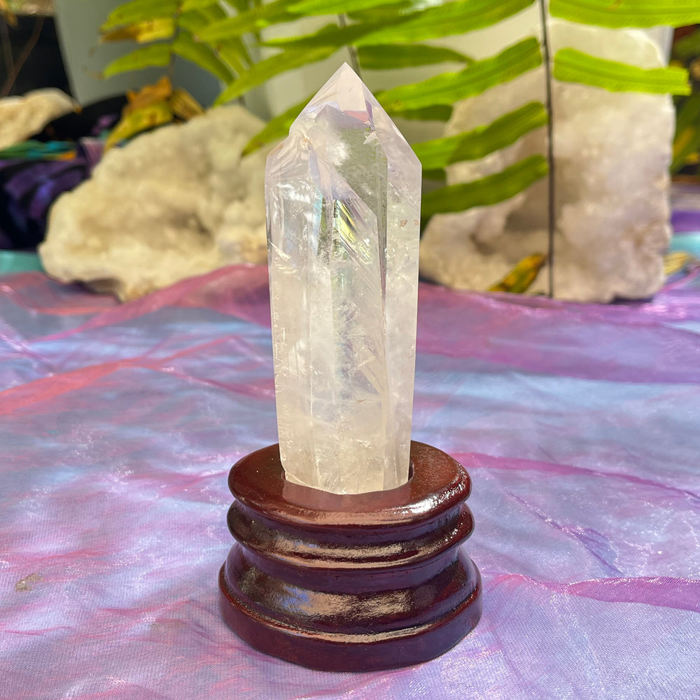 Clear Quartz Twin Point with Lightbeams | Carpe Diem With Remi
