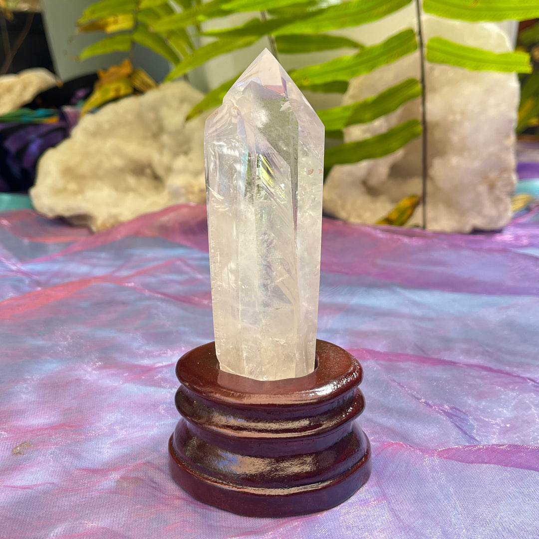 Clear Quartz Twin Point with Lightbeams | Carpe Diem With Remi