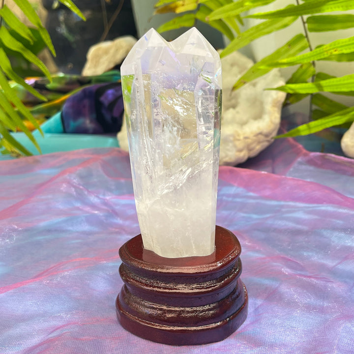 Clear Quartz Twin Point Light Refractions | Carpe Diem With Remi