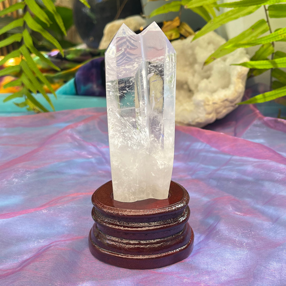 Clear Quartz Twin Point Light Refractions | Carpe Diem With Remi