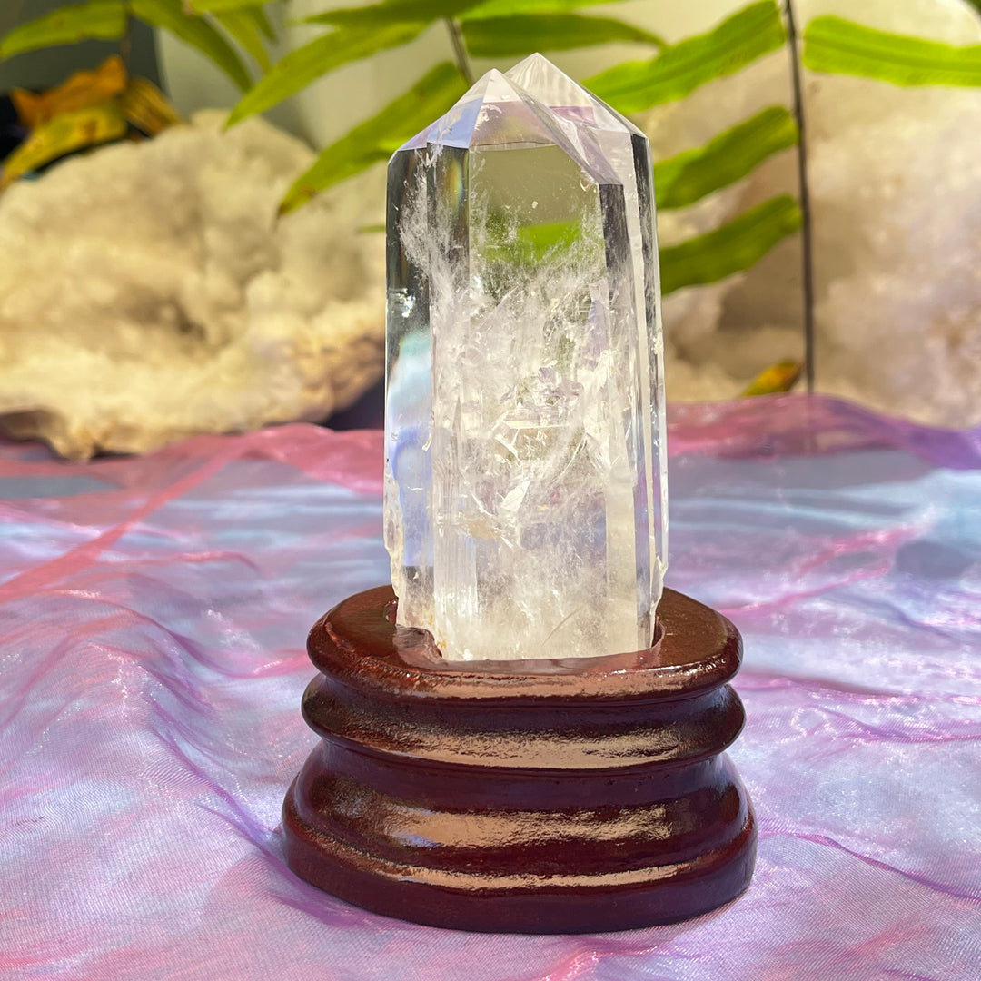 Clear Quartz Twin Tabby Lightbeam / Rainbow | Carpe Diem With Remi