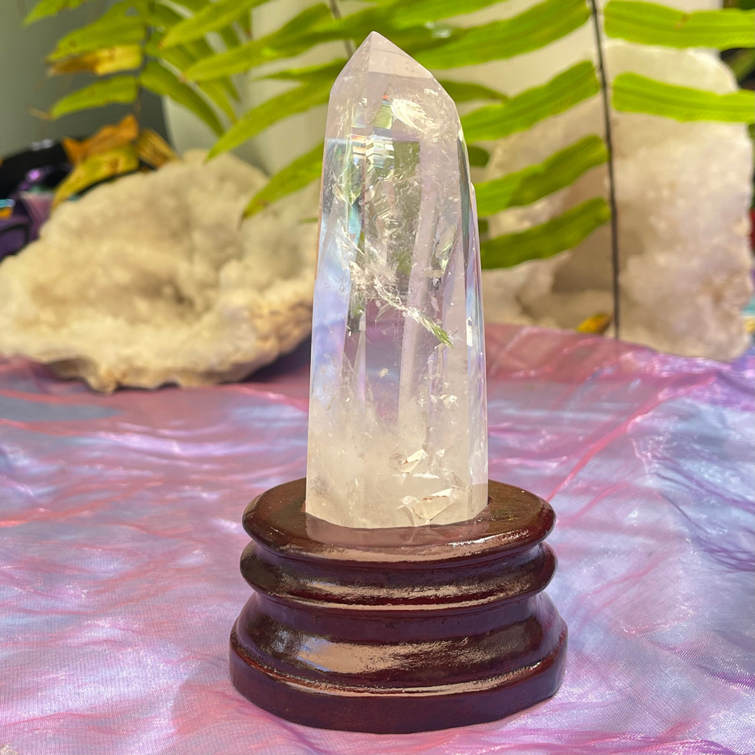 Clear Quartz Twin Light and Rainbows | Carpe Diem With Remi