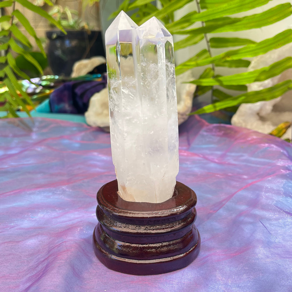 Clear Quartz Twin Point Energy Amplifier | Carpe Diem With Remi