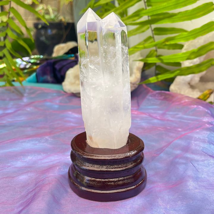 Clear Quartz Twin Point Energy Amplifier | Carpe Diem With Remi