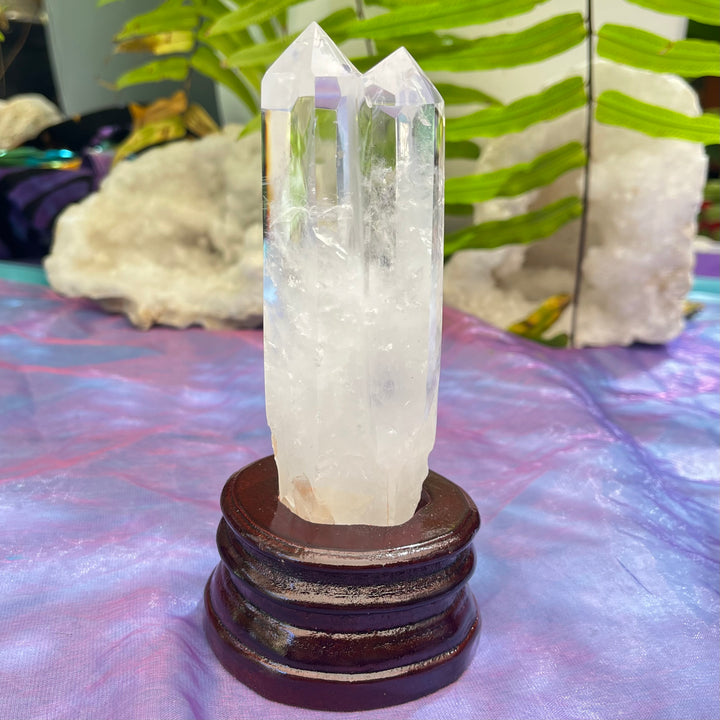 Clear Quartz Twin Point Energy Amplifier | Carpe Diem With Remi