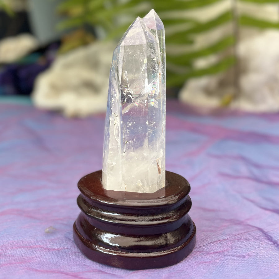 Clear Quartz Twin Light and Rainbows | Carpe Diem With Remi