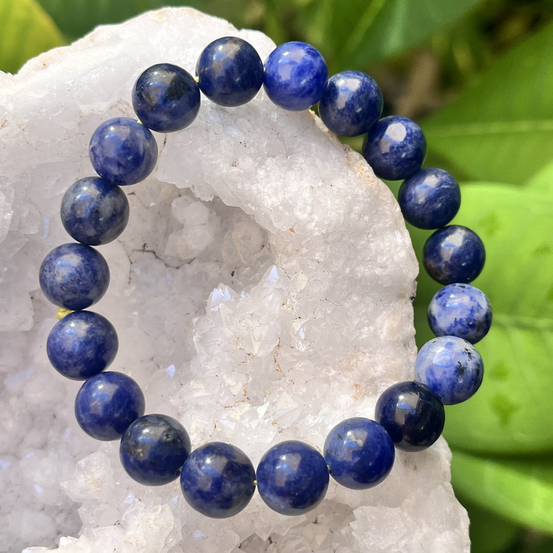 Bracelet Sodalite 10 mm Beads | Carpe Diem With Remi