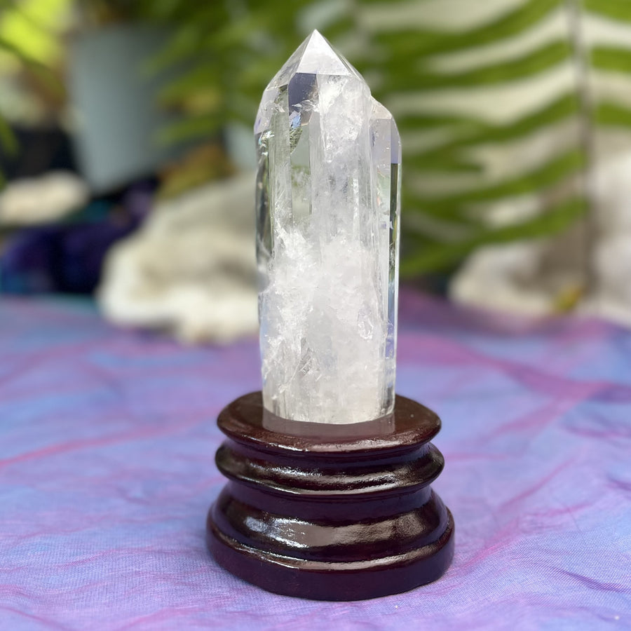 Clear Quartz Twin Point with Lightbeams | Carpe Diem With Remi