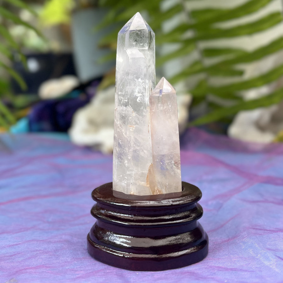 Clear Quartz Himalayan Twin Point with Rainbow | Carpe Diem With Remi